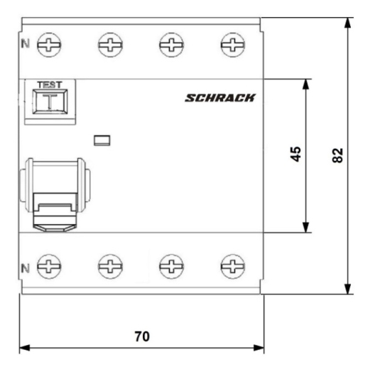 ПЗВ Schrack AR002103 10кА 25А 30мА 3P+N тип AC - 9
