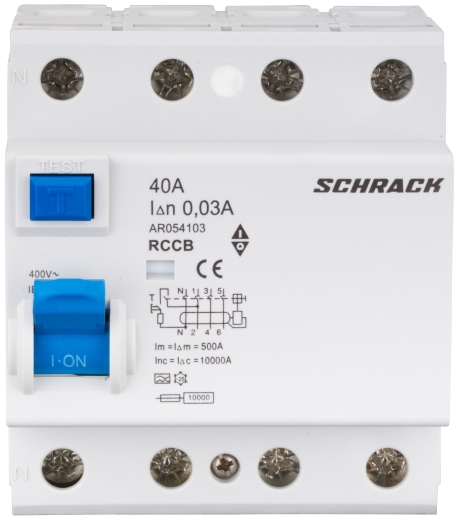 ПЗВ Schrack AR054103 10кА 40А 30мА 3P+N тип A - 2