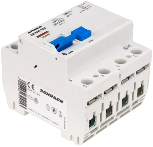 ПЗВ Schrack BC602103 6кА 25А 30мА 3P+N тип AC - 7