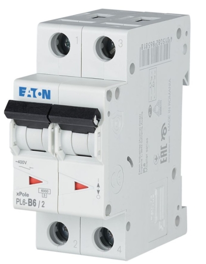 Автомат електроживлення Eaton PL6-B6/2 - 1
