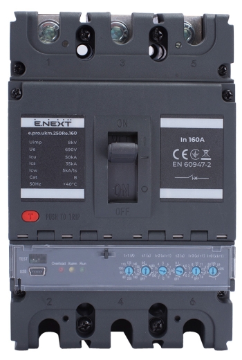 Автоматический выключатель E.Next e.pro.ukm.250Re.160 3P 160А (p087006) - 2