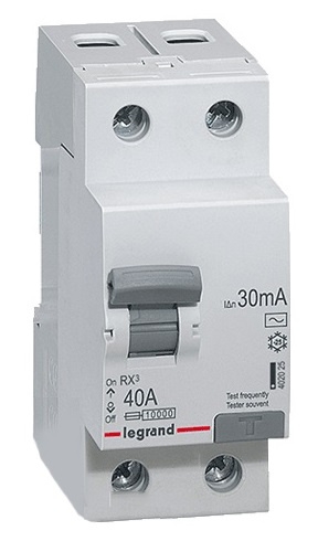 УЗО Legrand (402025) RX3 1Р+N 40А 30mA AC - 1