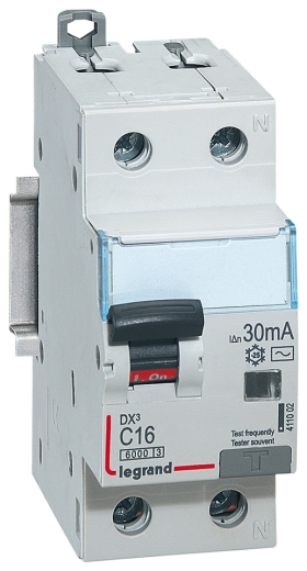 Дифавтомат Legrand (411002) 1P+NC 16A 30mA AC - 1