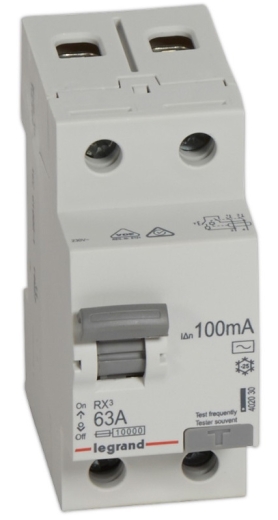 ПЗВ Legrand (402030) RX3 1Р+N 63А 100mA AC - 1