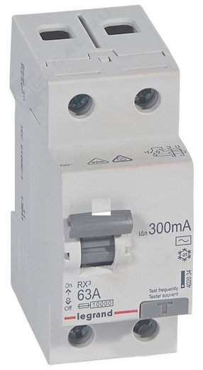 ПЗВ Legrand (402034) RX3 1Р+N 63А 300mA AC - 1