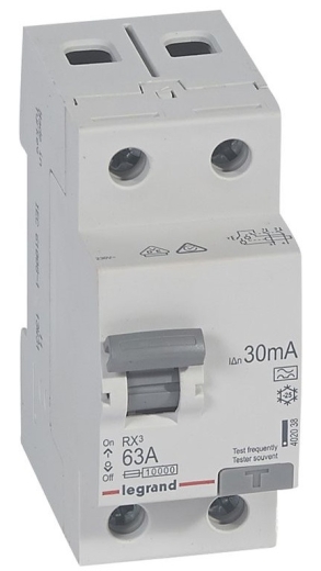 УЗО Legrand (402038) RX3 1Р+N 63А 30mA A - 1