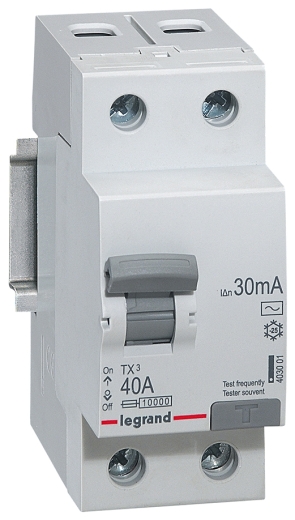 ПЗВ Legrand (403001) TX3 1Р+N 40A 30мА AC - 1