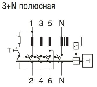Диференціальний автоматичний вимикач Eaton (Moeller) mRB4-25/3N/C/003-A - 2