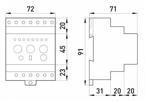Реле диференціального струму E.Next e.relay.klr.123e - 2