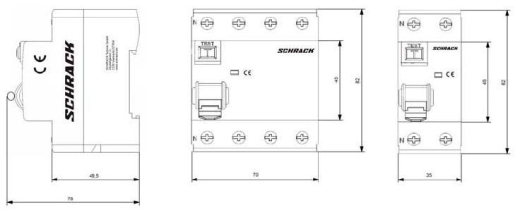 ПЗВ Schrack 10кА/30мА 3P+N 40А тип AC - 6