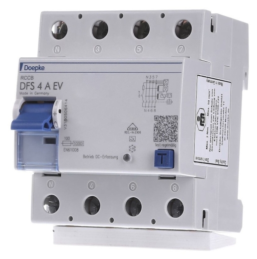 Пристрій захисного відключення Doepke DFS 4 40А А 30мА - 1