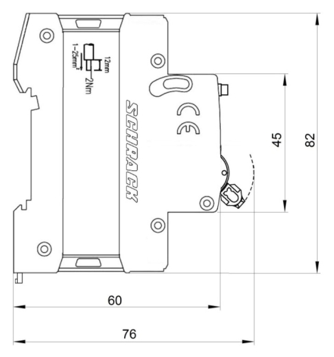 АВДТ Schrack AK667840 6кА 40А 30мА 3P+N х-ка C Тип A - 11