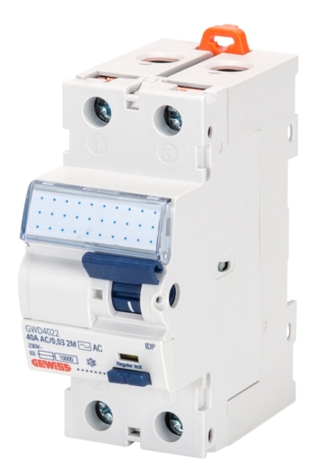 Устройство защитного отключения GEWISS RCCB 2P 40A AC/0,03 2M - 1