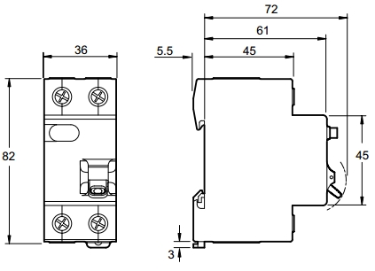 Дифавтомат Schneider Electric Easy9 EZ9D34616 1P+N 16A - 2