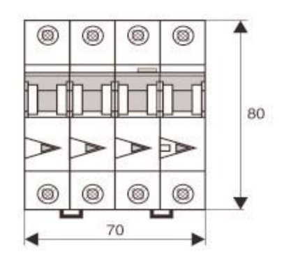 АВДТ Schrack BO667816 6кА 16А 30мА 3P+N х-ка C тип A - 2
