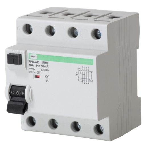 ПЗВ Promfactor FPR-AC 16А/0,01A 4P АС (FPR4016010AC) - 1