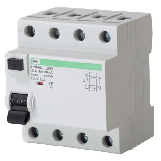 ПЗВ Promfactor FPR-AC 10А/0,03A 4P АС (FPR4010030AC) - 1