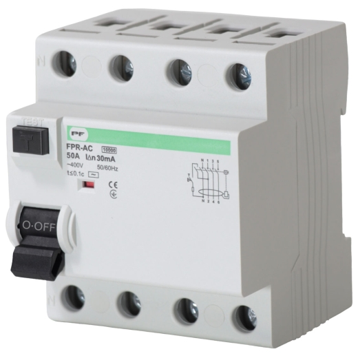 ПЗВ Promfactor FPR-AC 50А/0,03A 4P АС (FPR4050030AC) - 1
