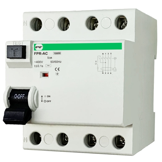 Устройство защитного отключения Promfactor FPR-AC 100А/0,3A 4P АС (FPR4100300AC) - 1