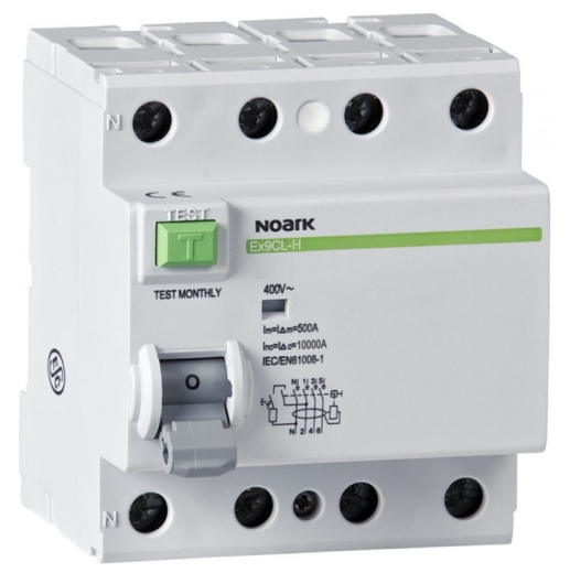 УЗО NOARK Ex9CL-H 10kA 4P 800A 100мA тип S+AC (100723) - 1