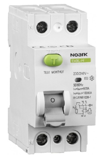 ПЗВ NOARK Ex9L-H 10kA 2P 40A 30мА AC (108160) - 1