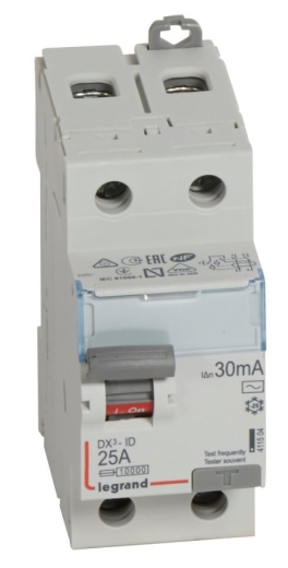 Диф.вимикач Legrand (411504) 2P 25A 30mA AC - 1