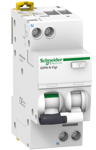 Диференціальний блок Schneider Electric A9D56616 Acti9 iDPN N Vigi 1P+N 16A крива B 6000A тип A 30мА - 1