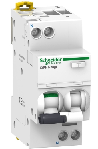 Диференціальний блок Schneider Electric A9D55616 Acti9 iDPN N Vigi 1P+N 20A B 6000A тип AC 30мА - 1