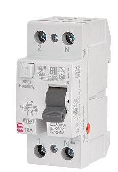 УЗО ETI EFI6-P2 63/0,03 AC 6кА (2061253) - 1
