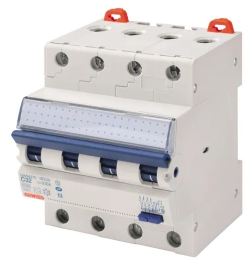 Диференціальний автомат GEWISS COMPACT RCBO MDC60 4P C32 6кA A/0.03 4M (GW94370) - 1