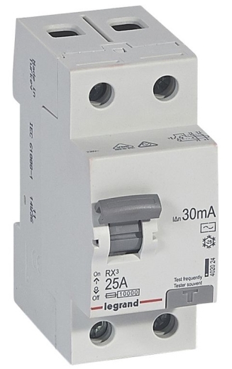 ПЗВ Legrand (402036) RX3 1Р+N 25А 30mA A - 1