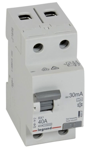 ПЗВ Legrand (402037) RX3 1Р+N 40А 30mA A - 1