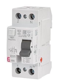 ПЗВ ETI EFI-P2 25/0,1 NL A 10кА (2061421) - 1