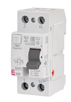 УЗО ETI EFI6-P2 25/0,03 AC 6кА (2061251) - 1