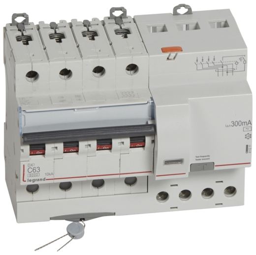 Дифавтомат Legrand (411211) 3P+N C 63A 300мA AC - 1
