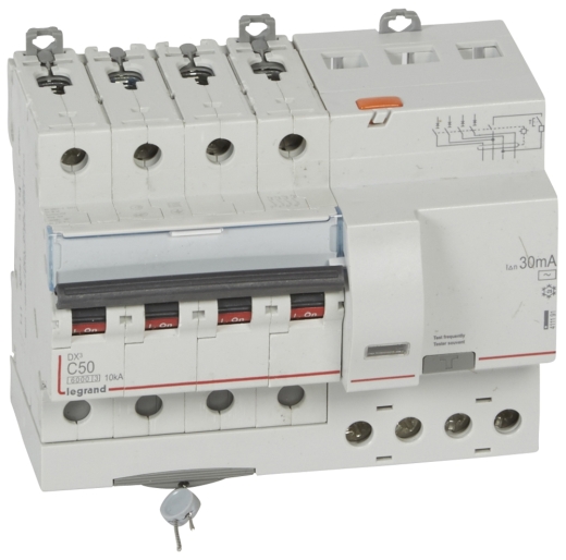 Диференціальний автомат Legrand (411191) 3P+N C 50A 30мA AC - 1