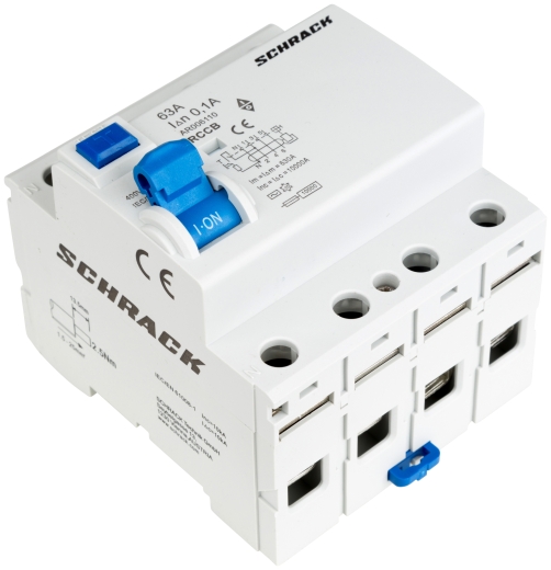 ПЗВ Schrack AR006110 10кА 63А 100мА 3P+N тип AC - 6