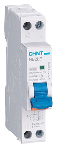 Дифавтомат Chint NB2LE 1P+N C40 30мА A 6кА (252639) - 1