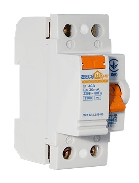 Пристрій захисного відключення ECOHOME 1Р+N 40A 30мА (ECO020010004) - 4
