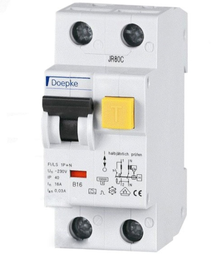 Дифавтомат Doepke FIB 10А (1+N) B - 1