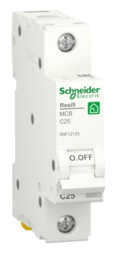 Автоматичний вимикач Schneider Electric R9F12125 RESI9 6кА 1P 25A C - 1
