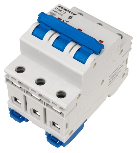 Автоматический выключатель Schrack AM019350 10кА 50А 3P х-ка D - 10