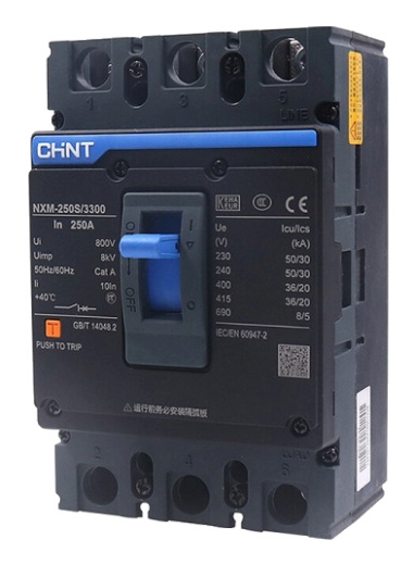 Автоматический выключатель Chint NXM-250S/3300 250A (131369) - 1