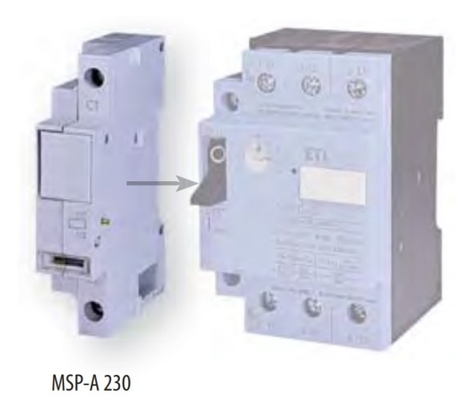 Незалежний розчіплювач ETI 004646632 MSP-A 230V AC - 2