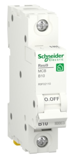 Автоматический выключатель Schneider Electric R9F02110 RESI9 6кА 1P 10A B - 1