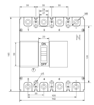 Корпусний автоматичний вимикач Promfactor FMC3/3U 4P 125A 50kA 8-12In (FMC34U0125) - 3