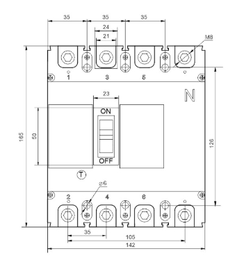 Корпусний автоматичний вимикач Promfactor FMC3/3U 4P 63A 50kA 8-12In (FMC34U0063) - 3
