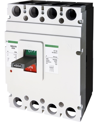 Корпусный автоматический выключатель Promfactor FMC4/3U 4P 400A 50kA 8-12In (FMC44U0400) - 1