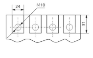 Корпусный автоматический выключатель Promfactor FMC4/3U 4P 400A 50kA 8-12In (FMC44U0400) - 6