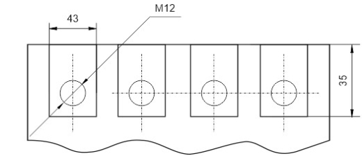 Корпусный автоматический выключатель Promfactor FMC6/3U 4P 800A 70kA 8-12In (FMC64U0800) - 6
